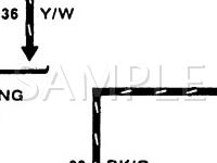 1992 Mercury Cougar LS 5.0 V8 GAS Wiring Diagram