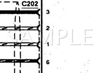 1992 Mercury Cougar LS 3.8 V6 GAS Wiring Diagram
