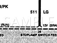 1993 Ford Bronco  5.8 V8 GAS Wiring Diagram