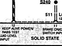 1993 Ford F-350 Pickup  7.5 V8 GAS Wiring Diagram