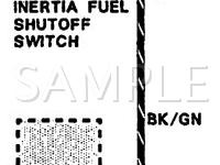 1993 Mercury Capri XR2 1.6 L4 GAS Wiring Diagram