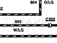 1993 Ford E-150 Econoline Club Wagon 4.9 L6 GAS Wiring Diagram