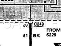 1993 Ford Escort  1.9 L4 GAS Wiring Diagram