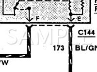 1993 Ford Probe GT 2.5 V6 GAS Wiring Diagram
