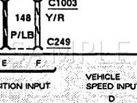 1993 Ford Ranger  2.3 L4 GAS Wiring Diagram
