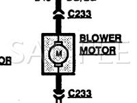 1993 Ford Taurus GL 3.0 V6 GAS Wiring Diagram