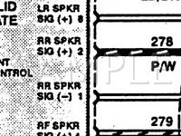 1993 Mercury Sable  3.8 V6 GAS Wiring Diagram