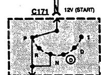 1993 Mercury Sable  3.8 V6 GAS Wiring Diagram