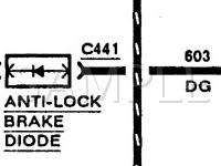 1993 Ford Thunderbird SC 3.8 V6 GAS Wiring Diagram