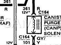 1993 Ford Thunderbird LX 5.0 V8 GAS Wiring Diagram