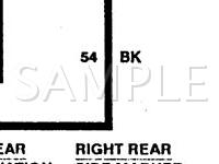 1994 Mercury Capri XR2 1.6 L4 GAS Wiring Diagram