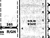 1994 Mercury Capri  1.6 L4 GAS Wiring Diagram
