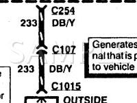 1994 Ford Crown Victoria Police Interceptor 4.6 V8 GAS Wiring Diagram