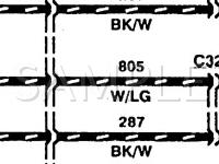 1994 Ford E-150 Econoline  4.9 L6 GAS Wiring Diagram
