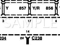 1994 Mercury Tracer LTS 1.8 L4 GAS Wiring Diagram