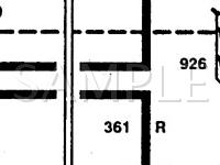 1994 Ford F-150 Pickup Lightning 5.8 V8 GAS Wiring Diagram