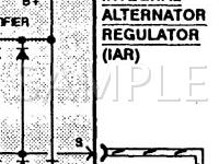 1994 Ford Mustang  3.8 V6 GAS Wiring Diagram