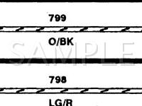 1994 Ford Mustang GT 5.0 V8 GAS Wiring Diagram