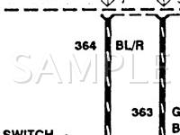 1994 Ford Probe GT 2.5 V6 GAS Wiring Diagram
