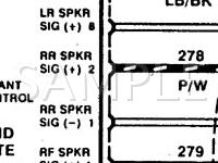 1994 Mercury Sable  3.8 V6 GAS Wiring Diagram