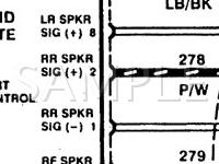 1994 Ford Taurus SHO 3.0 V6 GAS Wiring Diagram