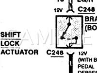 1994 Mercury Topaz  2.3 L4 GAS Wiring Diagram