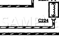 1995 Ford Aerostar  3.0 V6 GAS Wiring Diagram
