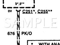 1995 Ford Crown Victoria  4.6 V8 GAS Wiring Diagram