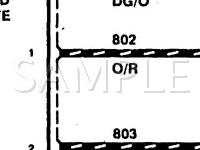 1995 Ford Explorer  4.0 V6 GAS Wiring Diagram