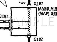 1995 Ford Mustang GTS 5.0 V8 GAS Wiring Diagram