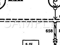 1995 Ford Mustang  3.8 V6 GAS Wiring Diagram