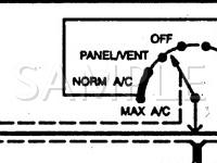 1995 Ford Contour SE 2.5 V6 GAS Wiring Diagram