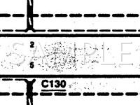 1995 Ford Contour SE 2.5 V6 GAS Wiring Diagram