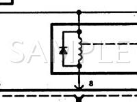 1995 Ford Probe GT 2.5 V6 GAS Wiring Diagram