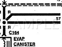 1995 Ford Thunderbird LX 3.8 V6 GAS Wiring Diagram