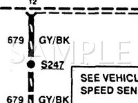 1995 Lincoln Town CAR Executive 4.6 V8 GAS Wiring Diagram