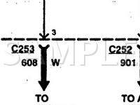 1996 Mercury Tracer Trio 1.9 L4 GAS Wiring Diagram