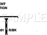 1996 Mercury Tracer Trio 1.9 L4 GAS Wiring Diagram