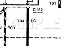 1996 Ford Probe SE 2.0 L4 GAS Wiring Diagram