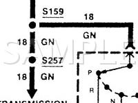 1996 Ford Probe GT 2.5 V6 GAS Wiring Diagram