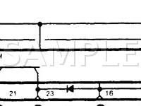 1996 Mercury Sable  3.0 V6 GAS Wiring Diagram
