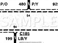 1996 Lincoln Town CAR Anniversary 4.6 V8 GAS Wiring Diagram