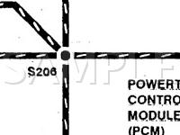 1997 Lincoln Continental  4.6 V8 GAS Wiring Diagram
