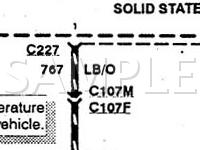 1997 Mercury Grand Marquis  4.6 V8 GAS Wiring Diagram