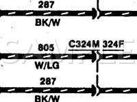 1997 Ford E-150 Econoline Club Wagon 4.2 V6 GAS Wiring Diagram
