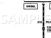 1997 Ford F-350 Pickup  7.3 V8 DIESEL Wiring Diagram