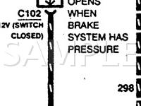 1997 Ford F-350 Pickup  5.8 V8 GAS Wiring Diagram