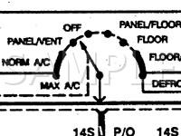1997 Mercury Mystique LS 2.0 L4 GAS Wiring Diagram