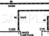 1997 Ford Contour LX 2.0 L4 GAS Wiring Diagram