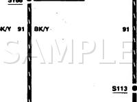 1997 Ford Contour GL 2.0 L4 BI-FUEL Wiring Diagram